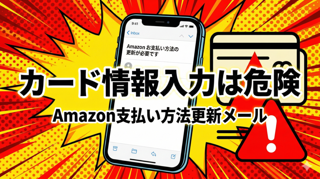 Amazon「お支払い方法の更新が必要です」は本物？偽メールの見分け方と安全な対応