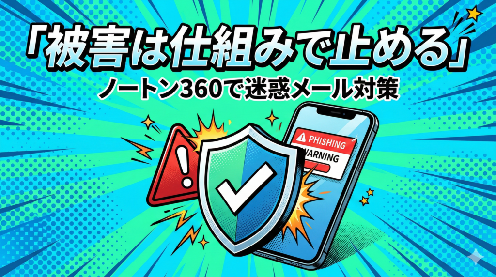 迷惑メールは防ぎきれない？ノートン360で被害を止める方法